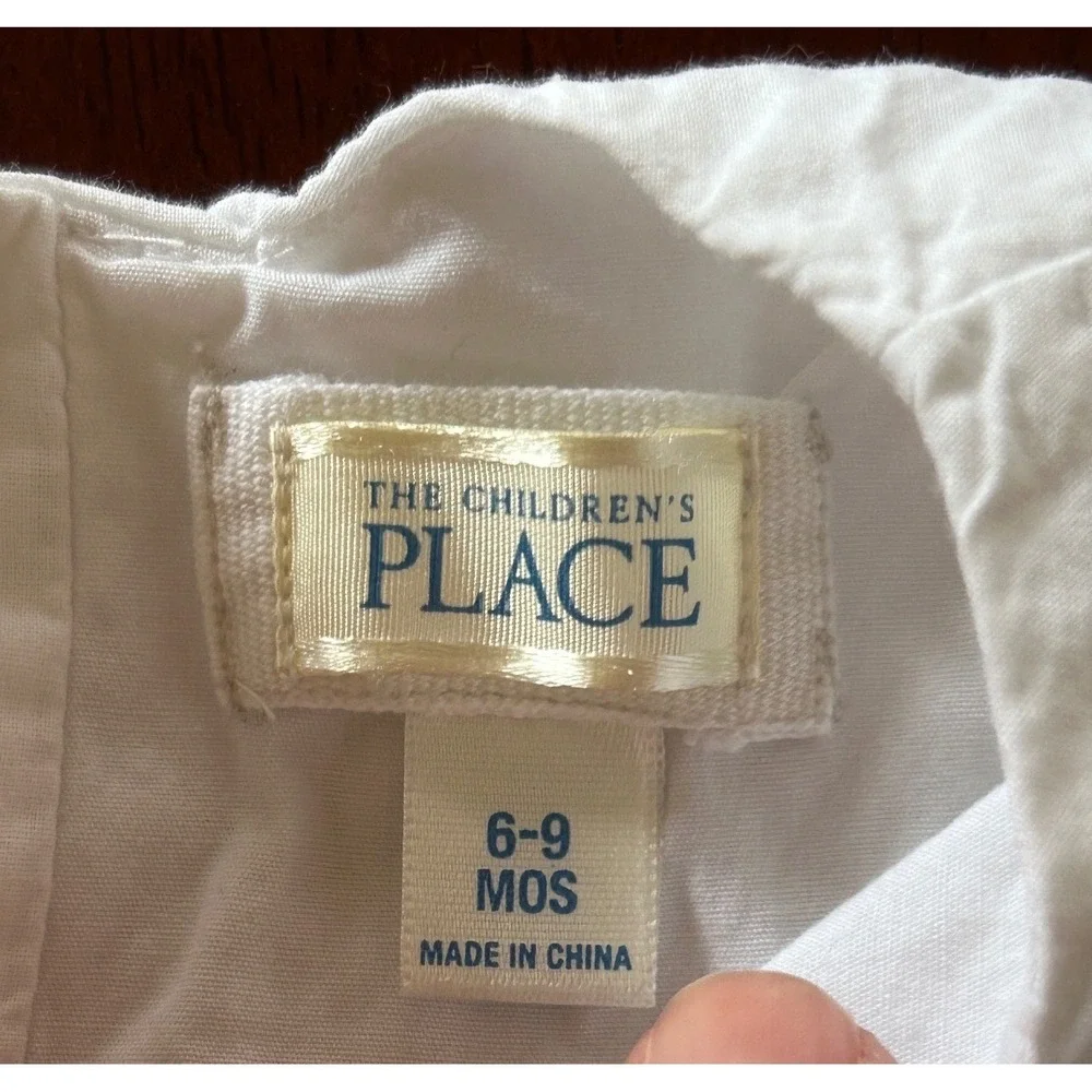 The Children's Place Dress Cotton‎ 6-9M Baby Excellent Cottagecore Coquette